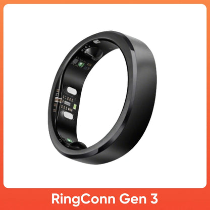 RingConn Gen 3 Smart Ring Vascular Trends Tracking No Subscription App Vibration Alert Sleep Fitness Heart Rate Monitor 14-Day