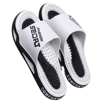 Couple massage slippers men's bathroom shower 2026 new acupoint foot therapy home indoor men's cool slippers summer