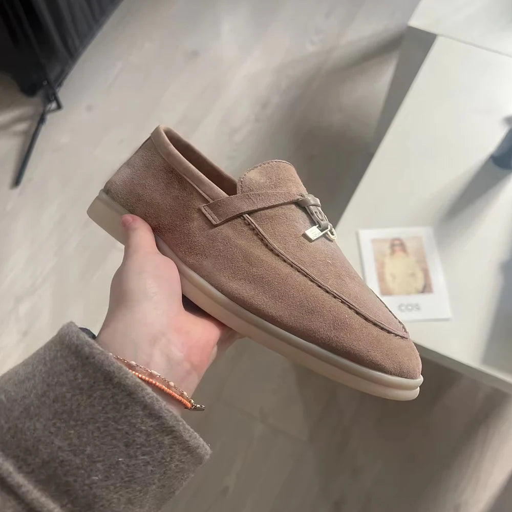 Not Logo Women's Adult Summer Rubber Casual Stitching Flats Sandals - Low Price