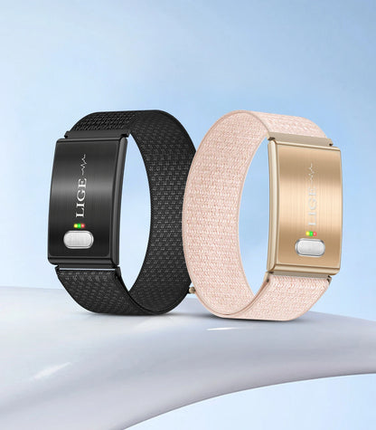 LIGE 2026 ECG+PPG Nursing Grade Smart Bracelet HRV Body Fat BMI Blood Pressure Body Temperature Men Women Health Sports Watches