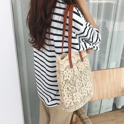 Women's Bag Shoulder Bags Leather Handbags Canvas TOP-handle Bag Luxury Fashion Lady Crossbody Bags for Women Casual Fashion