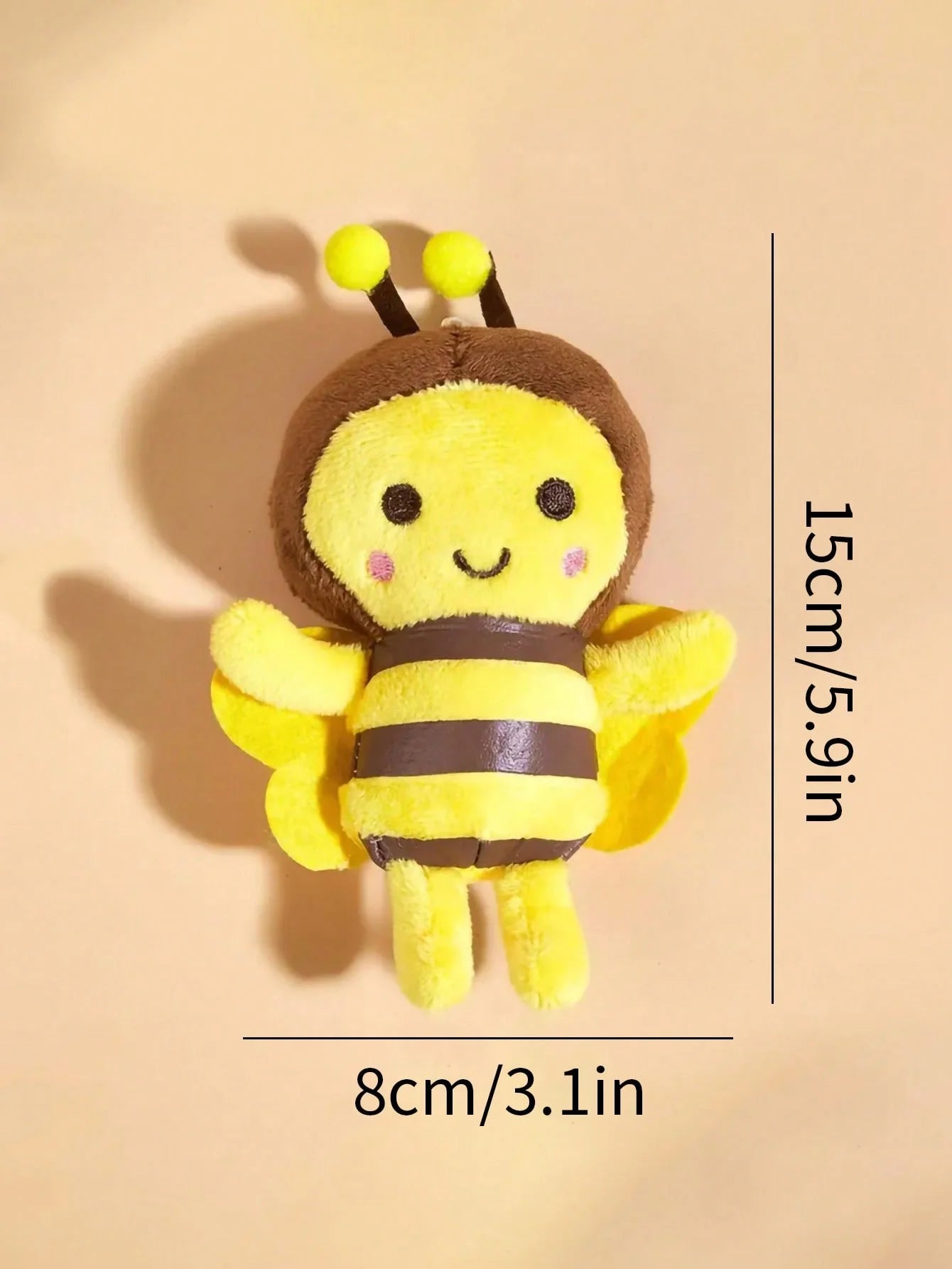 Small Bee Plush Toy for Dogs and Cats to Interact and Play Teeth Cleaning Pet Supplies