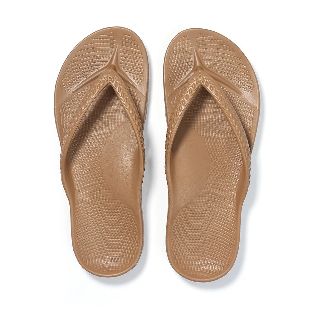 Asgard Summer Flip Flops Comfort Non-slip Flat Rubber Sandals With Stretchable Strap Unisex Cozy Casual  Beach Vacation Slippers