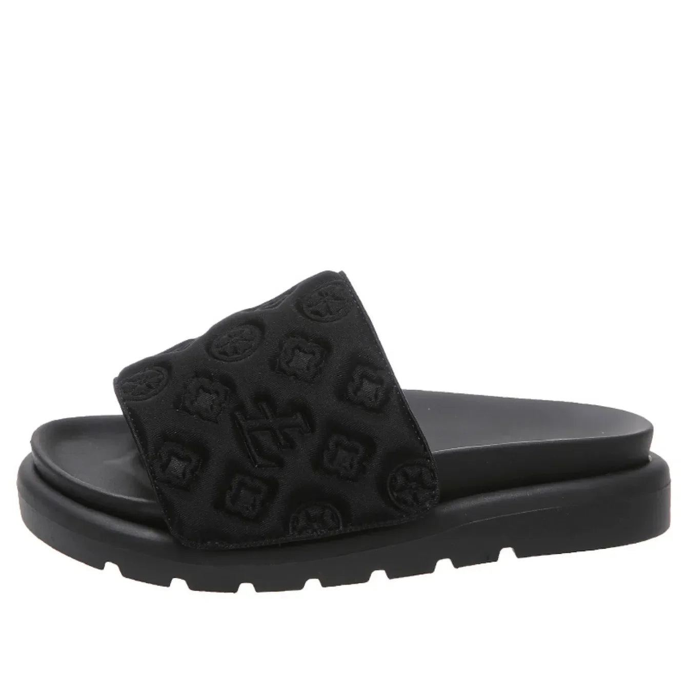 Magic Tape Flat Slippers Women Summer Luxury Shoes woman Brand Platform Sandals Ladies Height Increase Flats Slides Slippers