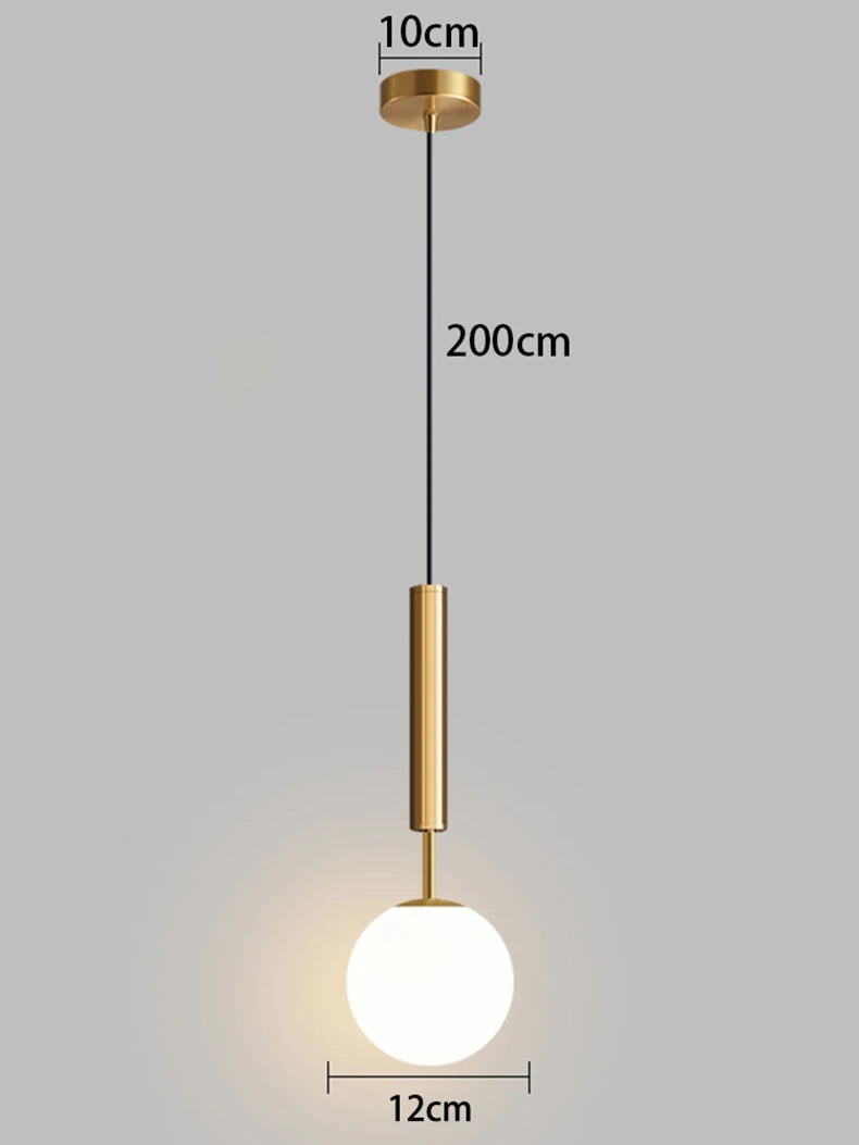 1pc Modern Home Decor LED Lights Bedroom Lamp Bedside Pendant Light Lamps LED Chandeliers Hanging Light Indoor Lighting