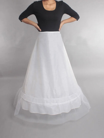 In Stock 6 Hoops Wedding Petticoat Crinoline Slip Bridal Underskirt Puffy High Quality Customized