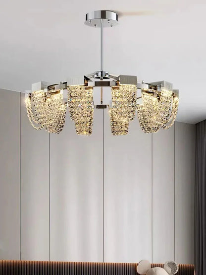 2025 New Home DecorationPendant Lights Luxury Crystal Living Room Chandelier Bedroom Pendant Lamp Ceiling Light  Indoor Lighting