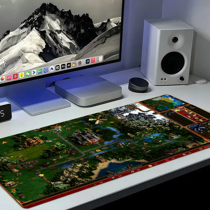H-Heroes of M-Might and Magic 3 Mouse Pad Non-slip Thickened MousePad Large Writing Lockedge Office Student Gaming Cushion