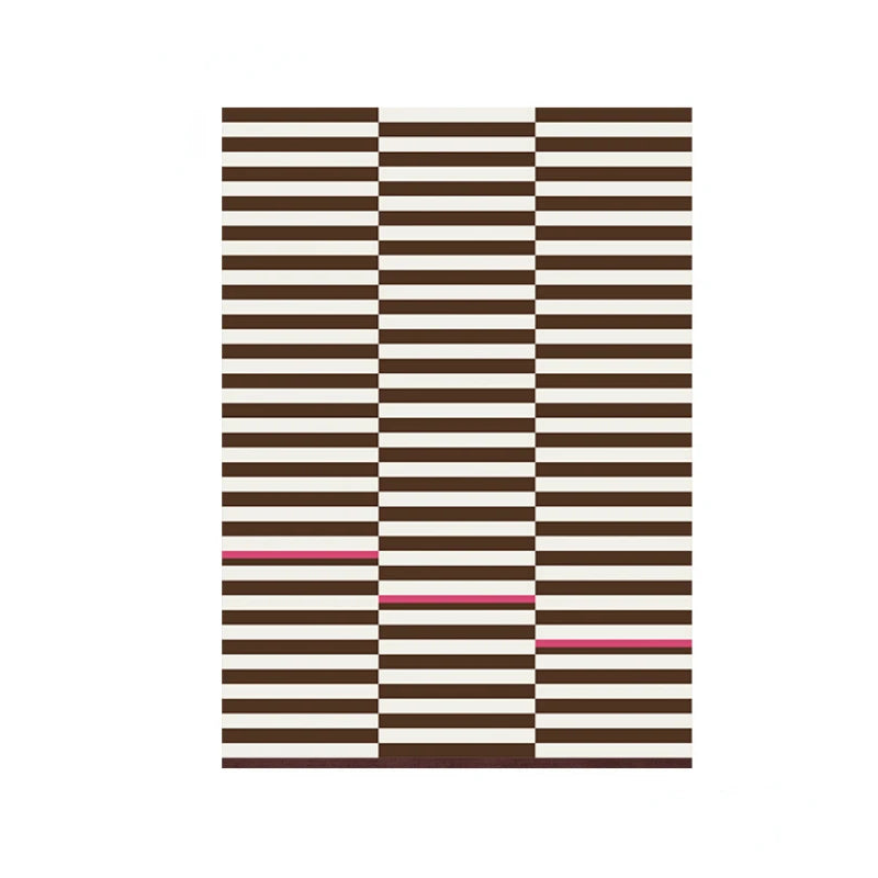 Light Luxury Black and White Striped Rug Modern Large Area Living Room Sofa Rugs Simple Bedroom Decor Carpet Home Room Carpets