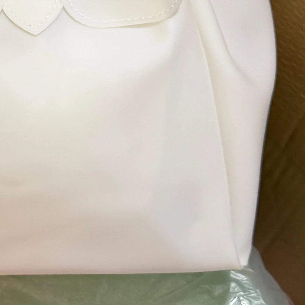 2026 Summer Y2K Women Jelly Bags PVC Plastic Waterproof Colorful Tote Bag Trendy Fashion Korean Vacation Beach Shoulder Bag