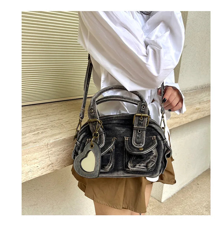 Denim Crossbody Bags for Women Shoulder Bags Hand-held Retro Purse and Handbags Luxury Bags Designers Bag Сумка Женская Bolsa
