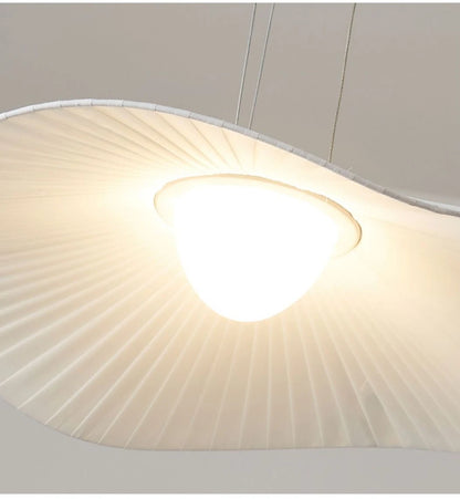 Modern Simple Fabric Led Pendant Lights Dining Room Nordic Chandelier Lamp Bar Hanging Lamp Home Decor Dimmable Light Lamparas