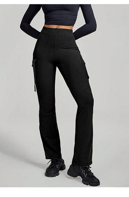 High Elasticity Non-Denim Printed Leggings Women's High Waist Slim Leggings Gym Training Wide Leg Fashion Leggings Casual Wear