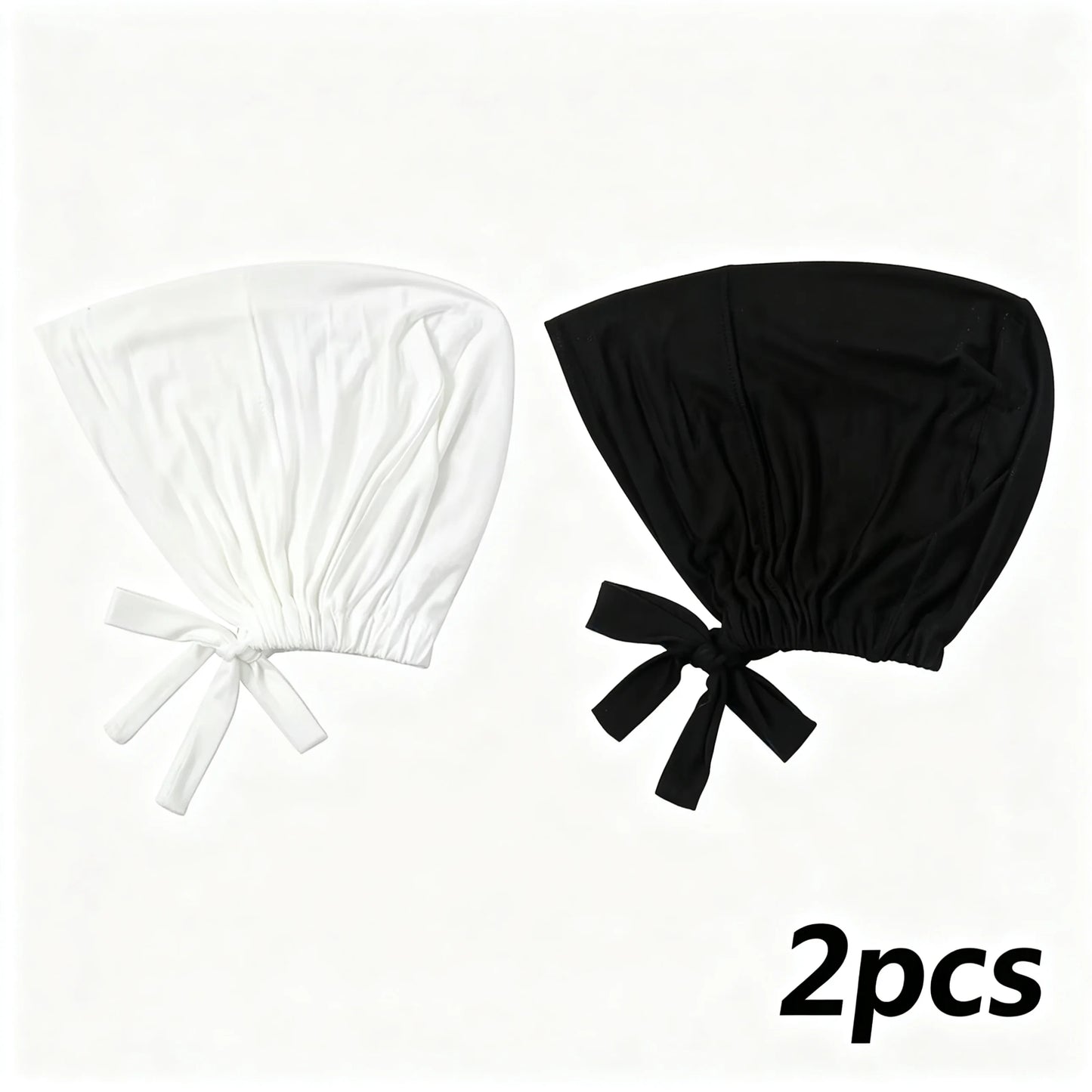 1PC Adjustable Inner Caps New Soft Solid Color Elastic Cap Modal Hijab Muslim Bonnet Underscarf Women Fashion Accessories