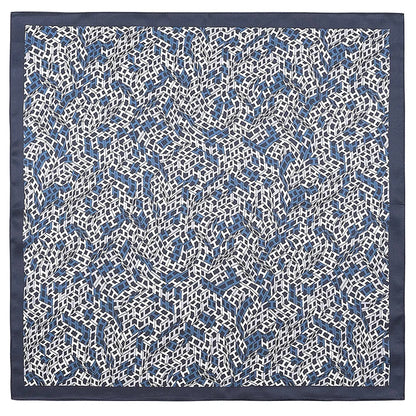 100% Pure Mulberry Silk Women Square Scarf Prints Headband Neckerchief Luxury Female Hair Ornament Female Bandana Scarves 53CM