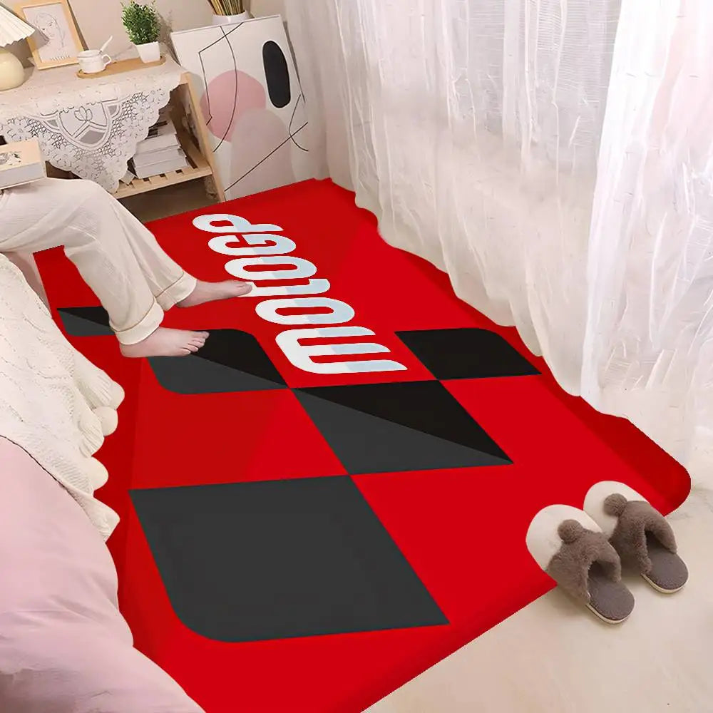 Moto GP Motorcycle Door Mat Nordic Style Bedroom Living Room Doormat Home Balcony Anti-Slip Alfombra