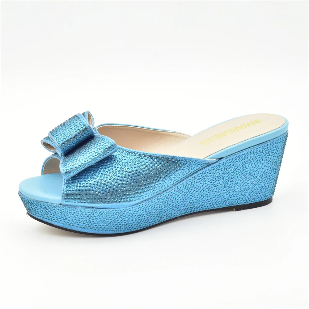 Designer Shoes Women Luxury 2026 Italian In Women High Quality African Wedding Shoes Spring Shoe Platform Woman Summer Slippers