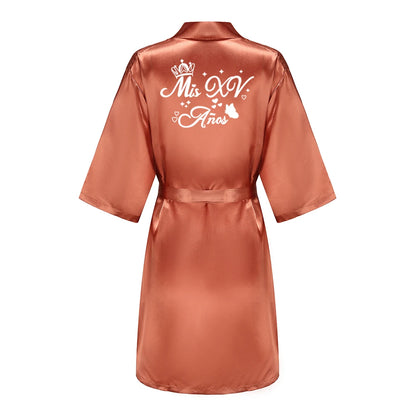 Quinceanera Robes Princess Sweet 15 Years Girl Birthday Party Dresses Royal blue Mis XV Bathrobe