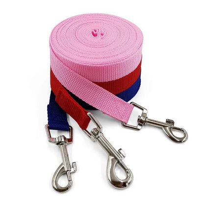 1.2M-30M Long Nylon Dog Training Leashes Walking Pet Leash Long Lanyard Traction Rope for Small Large Dogs Lead Item