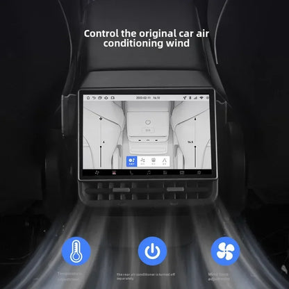 Model 3/Y 8.66 Inch Rear Display Screen for Tesla Model 3 2017-2023 Model Y 2019-2024 4G+64G Rear Entertainment Display Support