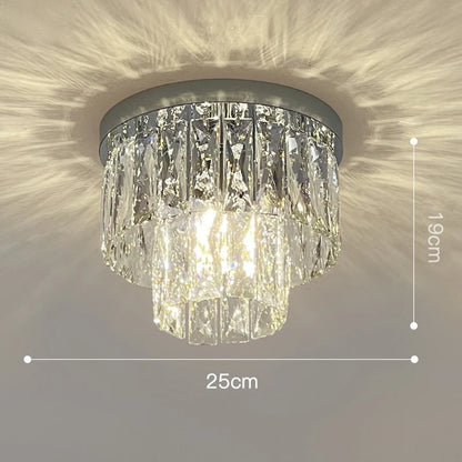 Luxury Crystal Long Pendant Lights Modern Lustres LED Chrome Hanging Lamps for Ceiling Silver Home Decor for Dining Room Remote