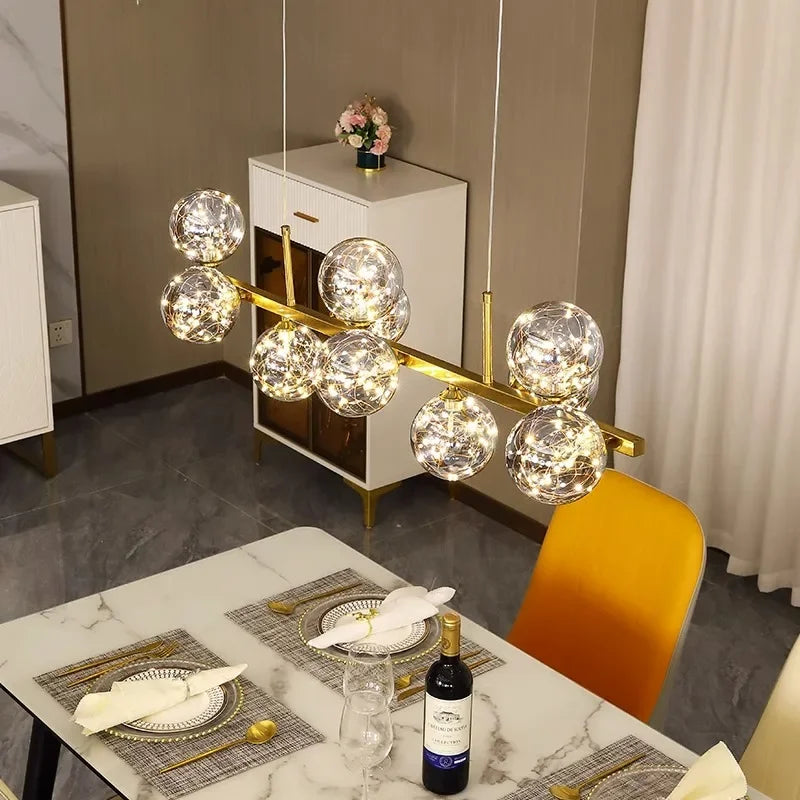 Modern Home Dine Dining Room Pendant Lights Indoor Lighting Ceiling Lamp Hanging Light Chandelier Decorative Indoor Lighting