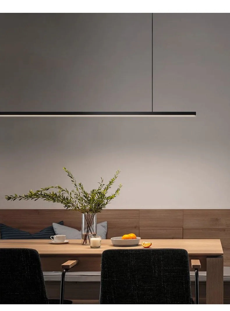 Pendant lights restaurant lights Nordic modern minimalist office long bar dining room chandeliers kitchen lamps LED Chandelier