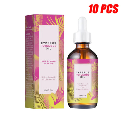 1-20 Pcs Natural Hair Growth Inhibitor Oil - Long-Lasting Reduction with Jojoba & Almond Oil for Smooth, Silky Skin.