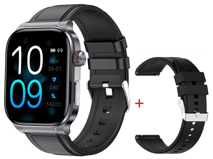 AMOLED Smart Watch ET588 Bluetooth Calling Sports Fitness Tracker Wristwatch ECG Health Monitoring SOS Men Women Smartwatch