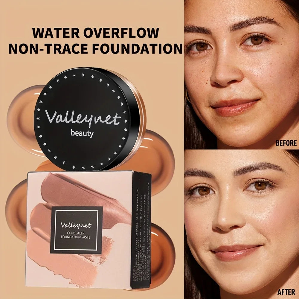 3pcs/Set Velvet Face Set,Foundation+Primer+Concealer,Waterproof and Long lasting Matte Effect,Suitable for Beginners,Travel Set.