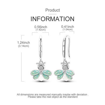 925 Sterling Silver Original Hoop Earring For Woman Luxury  Pendientes Wedding Jewelry Gift