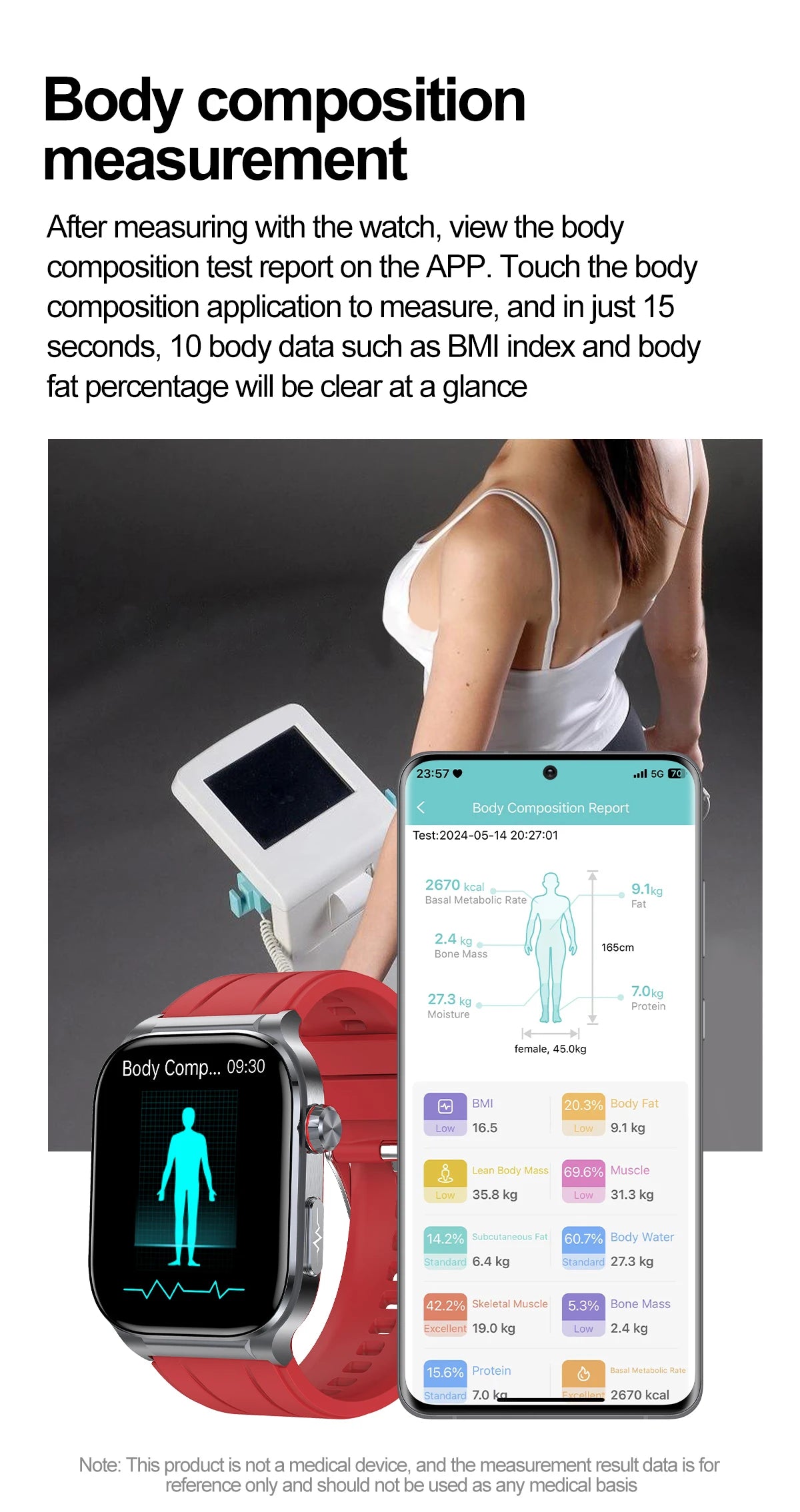 AMOLED Smart Watch ET588 Bluetooth Calling Sports Fitness Tracker Wristwatch ECG Health Monitoring SOS Men Women Smartwatch