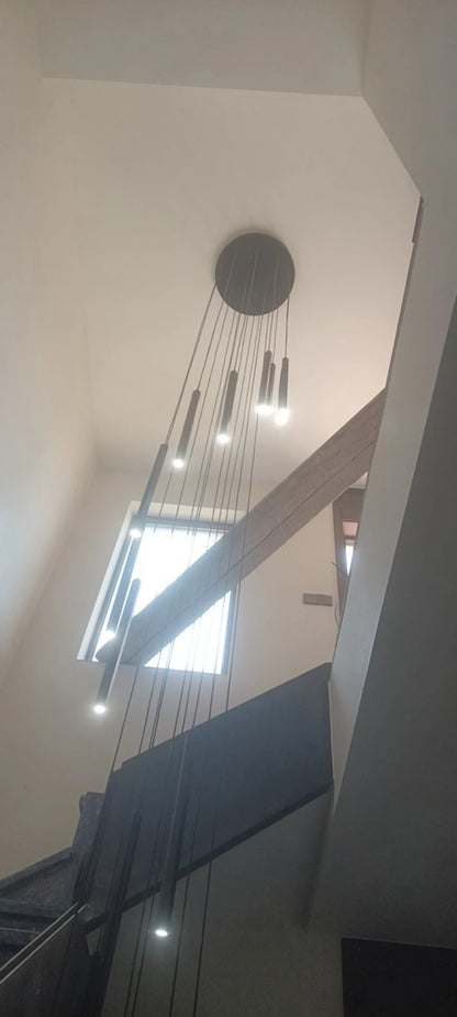 Modern home decor led lights pendant light lamps forstaircase Chandeliers for living room hanging light indoor lighting