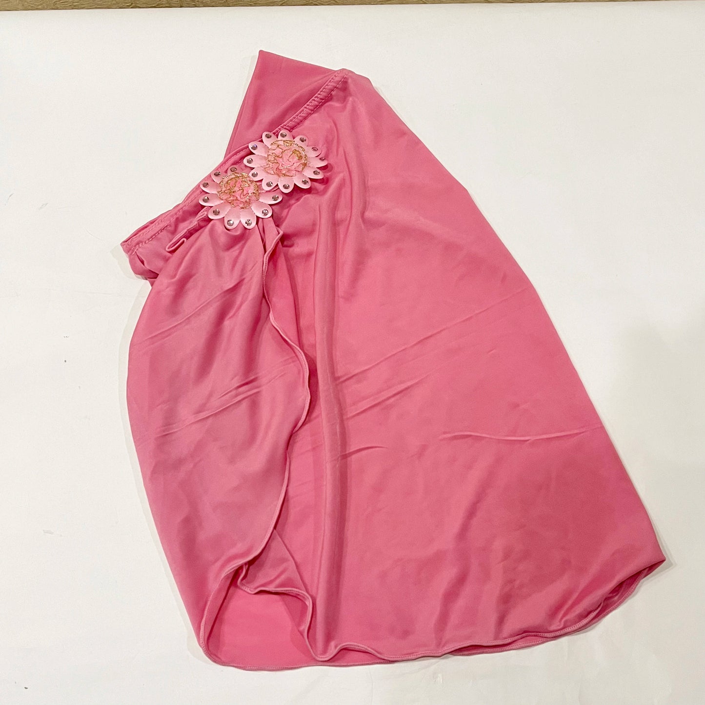 H081 beautiful small girl hijab with flowers cute hijab hats women's caps can fit 2-6 years old girls