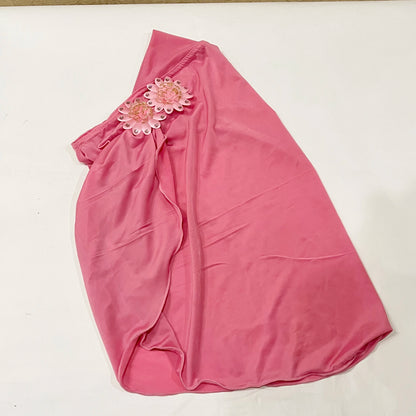 H081 beautiful small girl hijab with flowers cute hijab hats women's caps can fit 2-6 years old girls