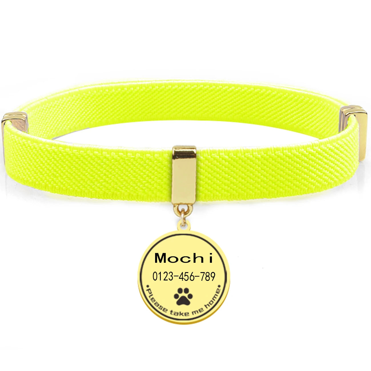 Cute Customized Cat Collar Round Metal Name Tag Breakaway AirTag Kitten Collars Adjustable Pet Collars for Cats and Puppies Dogs