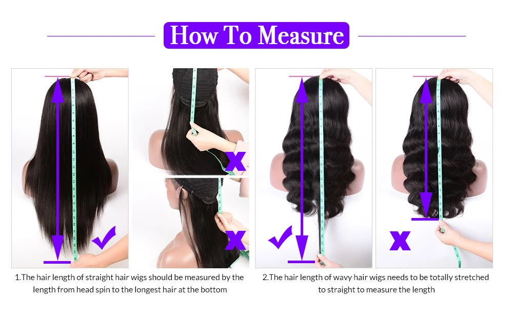 13×6 HD Lace Frontal Wigs Brown Body Wave Glueless Wigs Human Hair 13×4/360 HD Lace PrePlucked With Baby Hair Wear And Go 36Inch