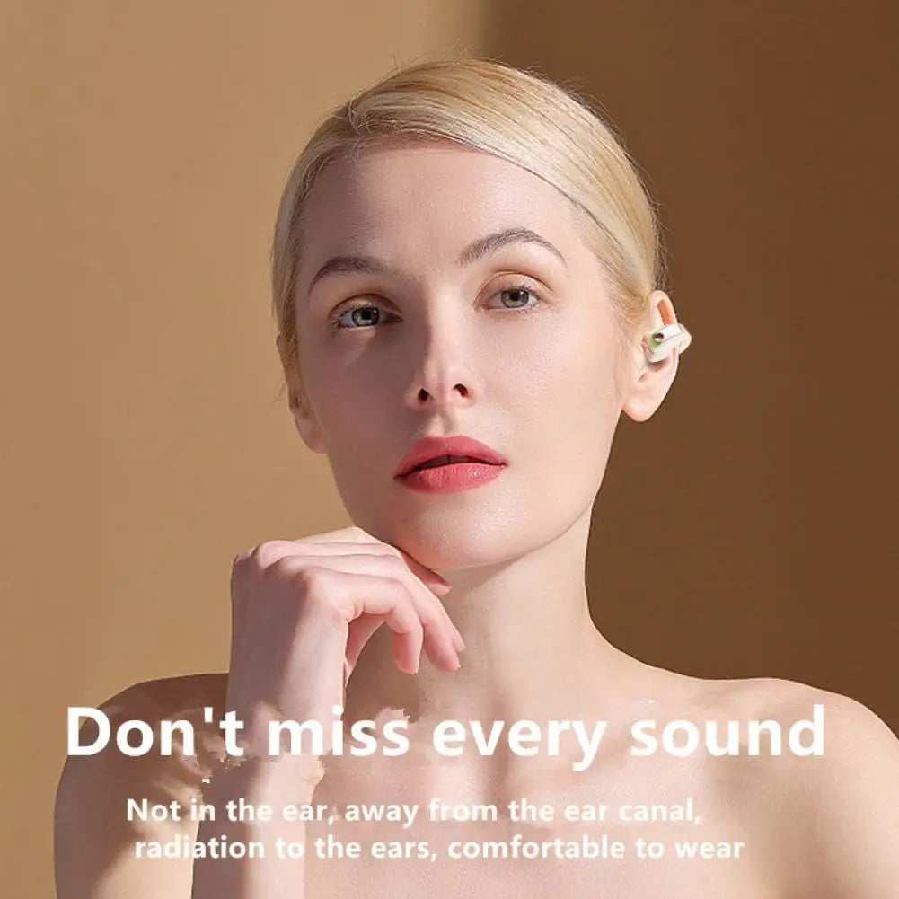 Clip On GD28 Bluetooth Earphones With No In Ear Design Single Ear Hanging Style For Business And Sports Bluetooth Earphones