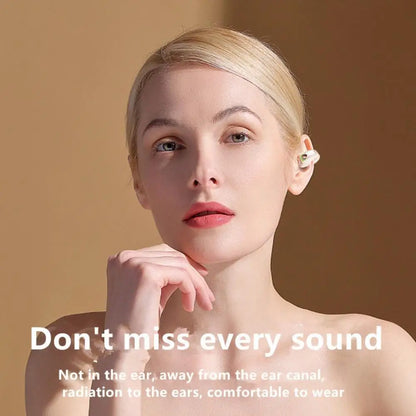Clip On GD28 Bluetooth Earphones With No In Ear Design Single Ear Hanging Style For Business And Sports Bluetooth Earphones