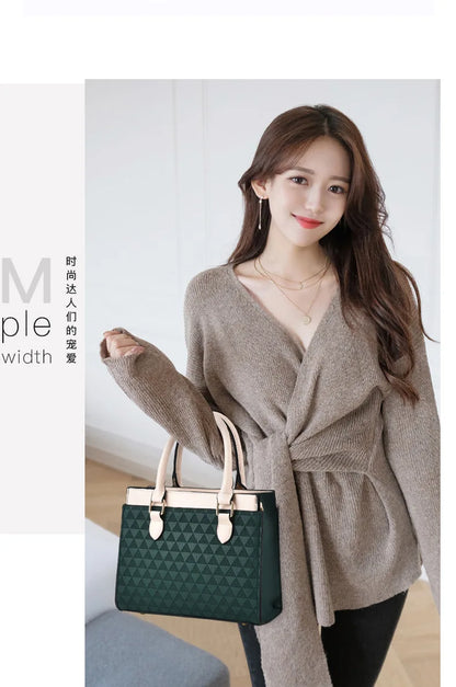 Elegant Women Shoulder Bag PU Leather Ladies Messenger Bag Fashion Single Totes Bag Korean Luxury Lady Handbags Bolsa Feminina