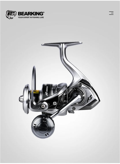 BEARKING brand New arrival Saltwater Fishing Reel Spinning 1000-6000 9+1BB 5.2:1 Max Drag 10-20KG Water-Proof Reels