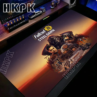 HD Printing Mousepad Fallout 4 Gamer Large Mouse Pad XXL Keyboard Non-slip Rubber Laptop PC Gaming Office Computer Desk Mats
