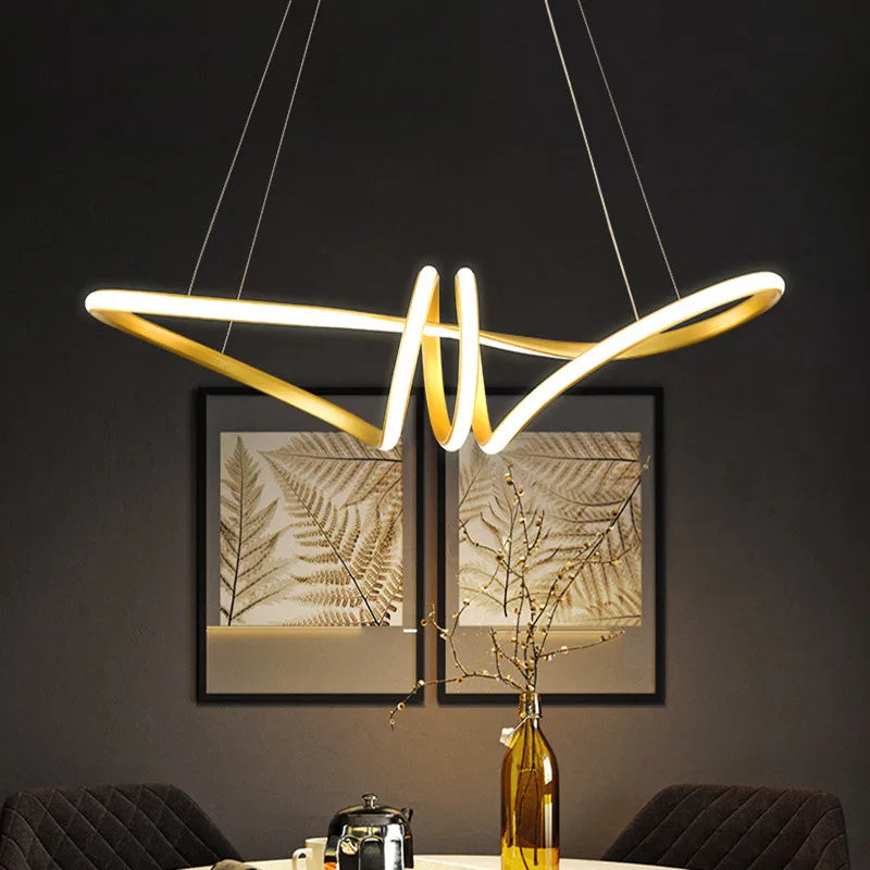 Modern Kitchen Island Pendant Lights Bar Table Dining Room Decor Hanging Lights Remote Dimming Kitchen Led Cord Pendant Lamp