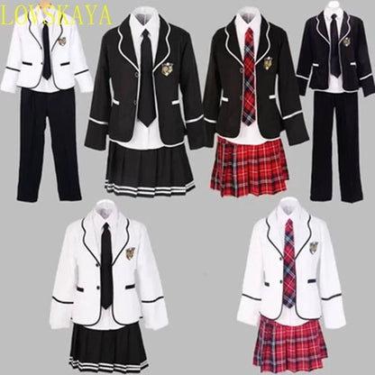 Junior High School Boys Long Sleeve Chorus School Uniform Set Student JK Style Japan South Korea Inspired Uniform for Students