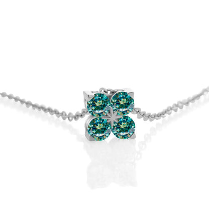 TY D VVS1 Moissanite Pandent Necklace GRA Certified 0.4ct Lab Diamond S925 Sterling Silver Dainty Necklaces For Women Minimalist