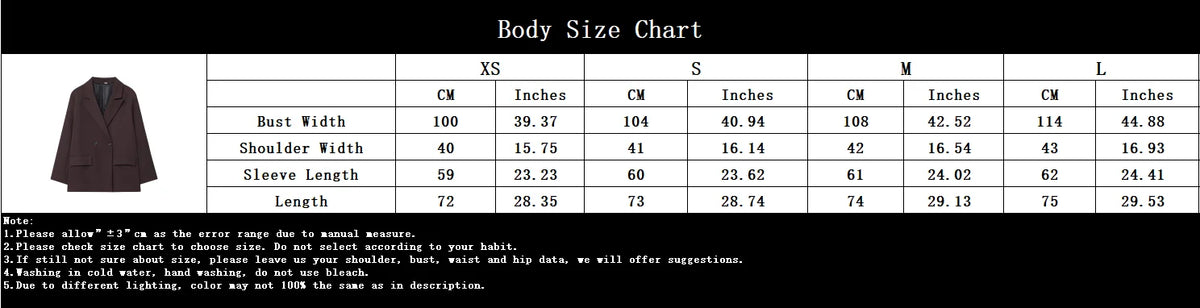 KONDALA Elegant Commute Double-breasted Blazer Women Vintage Brown Buttons Blazer 2026 Spring Summer Trendy Office Lady Blazer