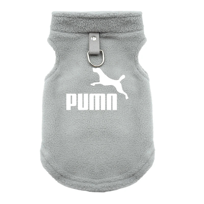 Dog Clothes harness vest Small Soft Fleece Coats Autumn Winter Warm Dogs Pets Clothing Brand Pullover