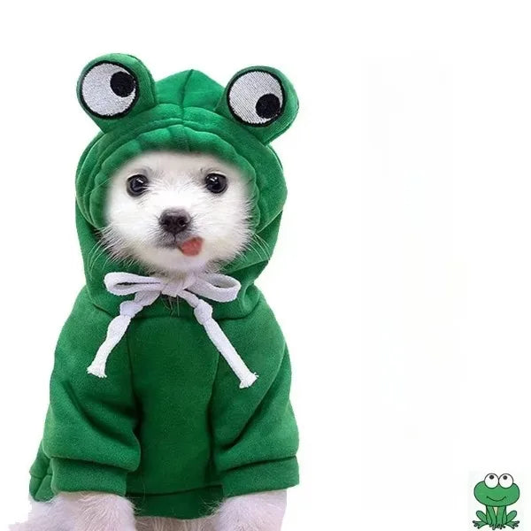 Cute Elk Dog Clothes Reindeer S/M/L Dogs Hoodies Warm Pet Clothing Puppy Cat Costume Coat Chihuahua Mouse Cheese Jacket Suit