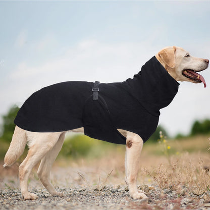 Generic Dog Winter Coat for Whippet, Greyhound Cosy Fleece Jumper, Jacket Lurcher and Clothe with Warm Lining, Adjustable Band M