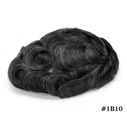 Swiss Lace Front Men Toupee Real Human Hair Wigs Lace PU Men's Capillary Prosthesis Durable Man Wig Natural Human System Toppers